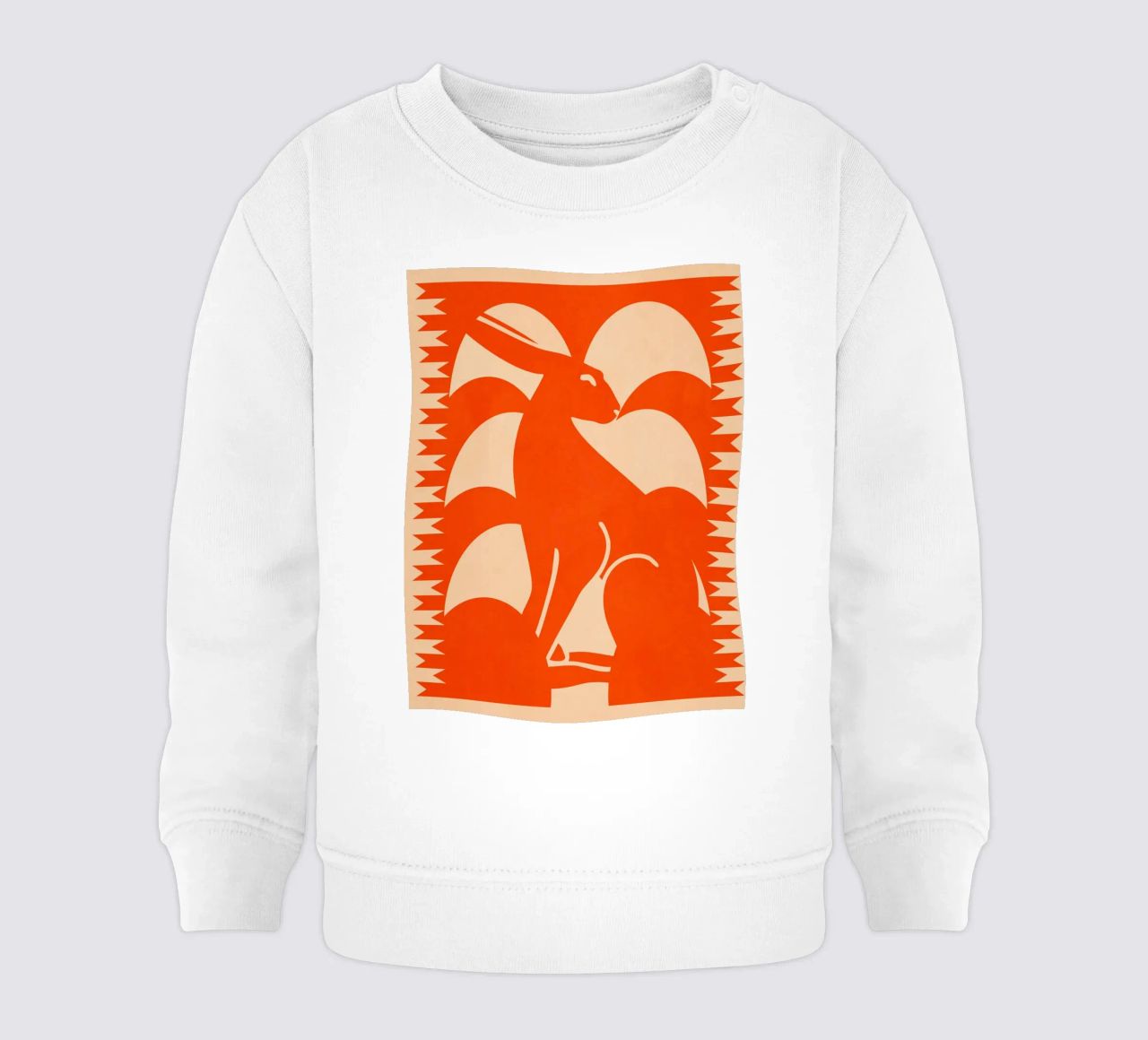 Coniglio minimalista 7 felpa neonato da Gaite