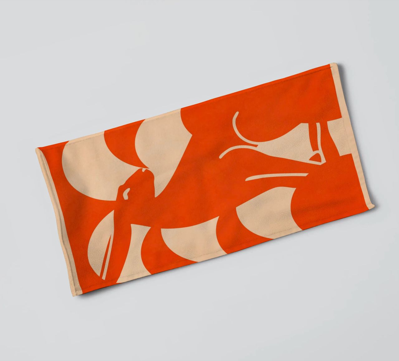 Minimalist Rabbit 7 towel by Gaite
