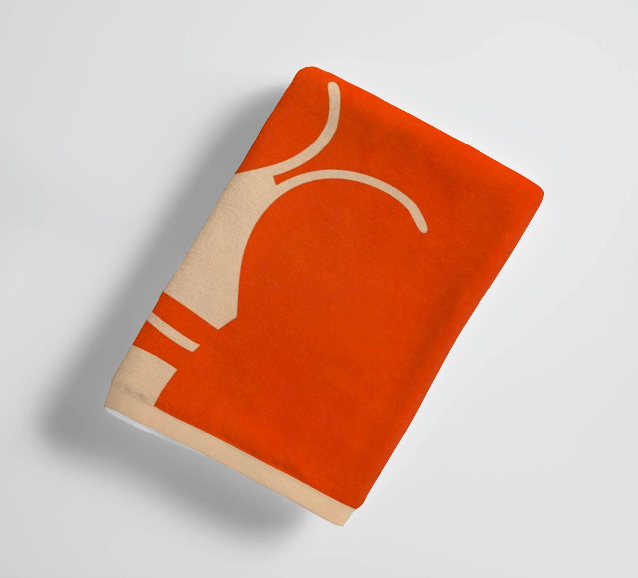 Minimalist Rabbit 7 towel by Gaite