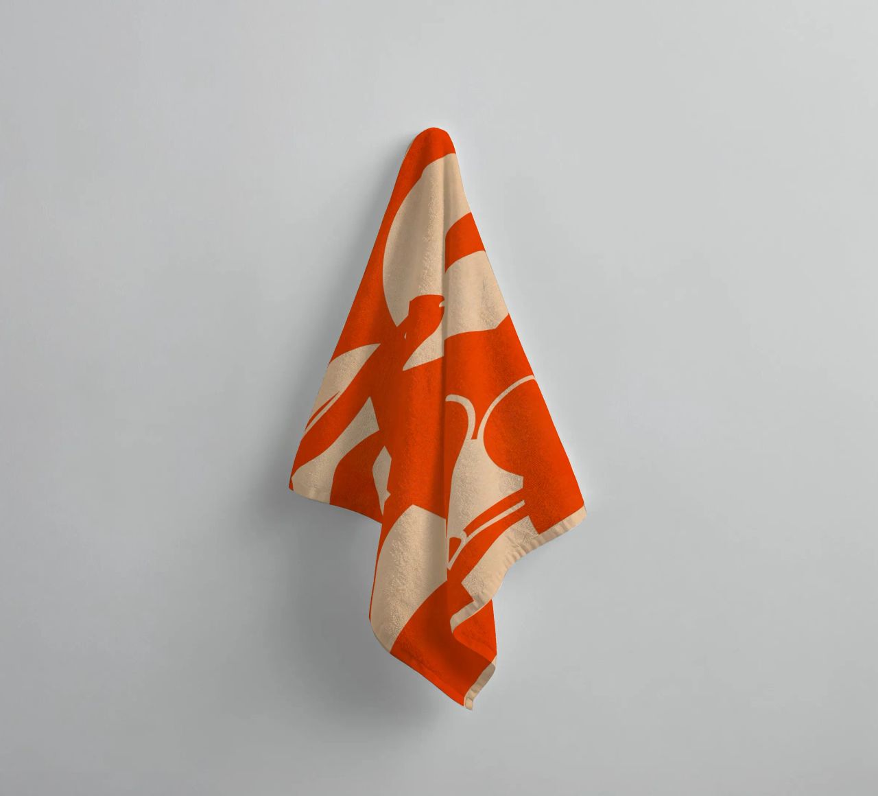 Minimalist Rabbit 7 towel by Gaite