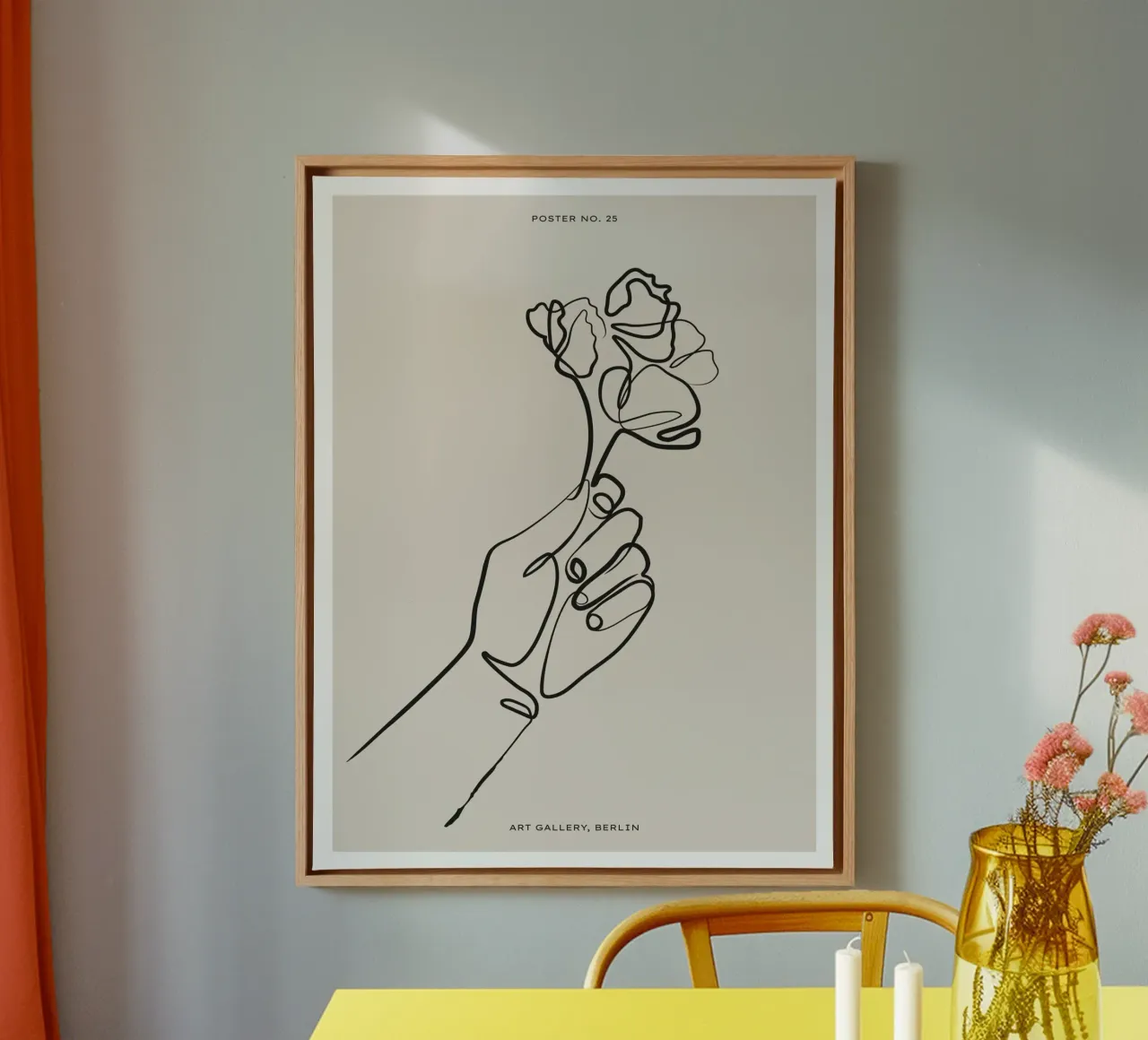 Art Gallery No 25 tela con Cornice a cassetta da treechild
