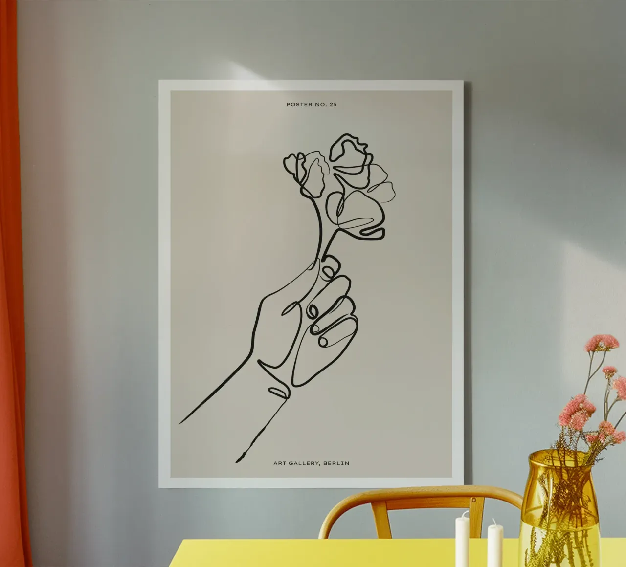 Art Gallery No 25 tela con Cornice a cassetta da treechild