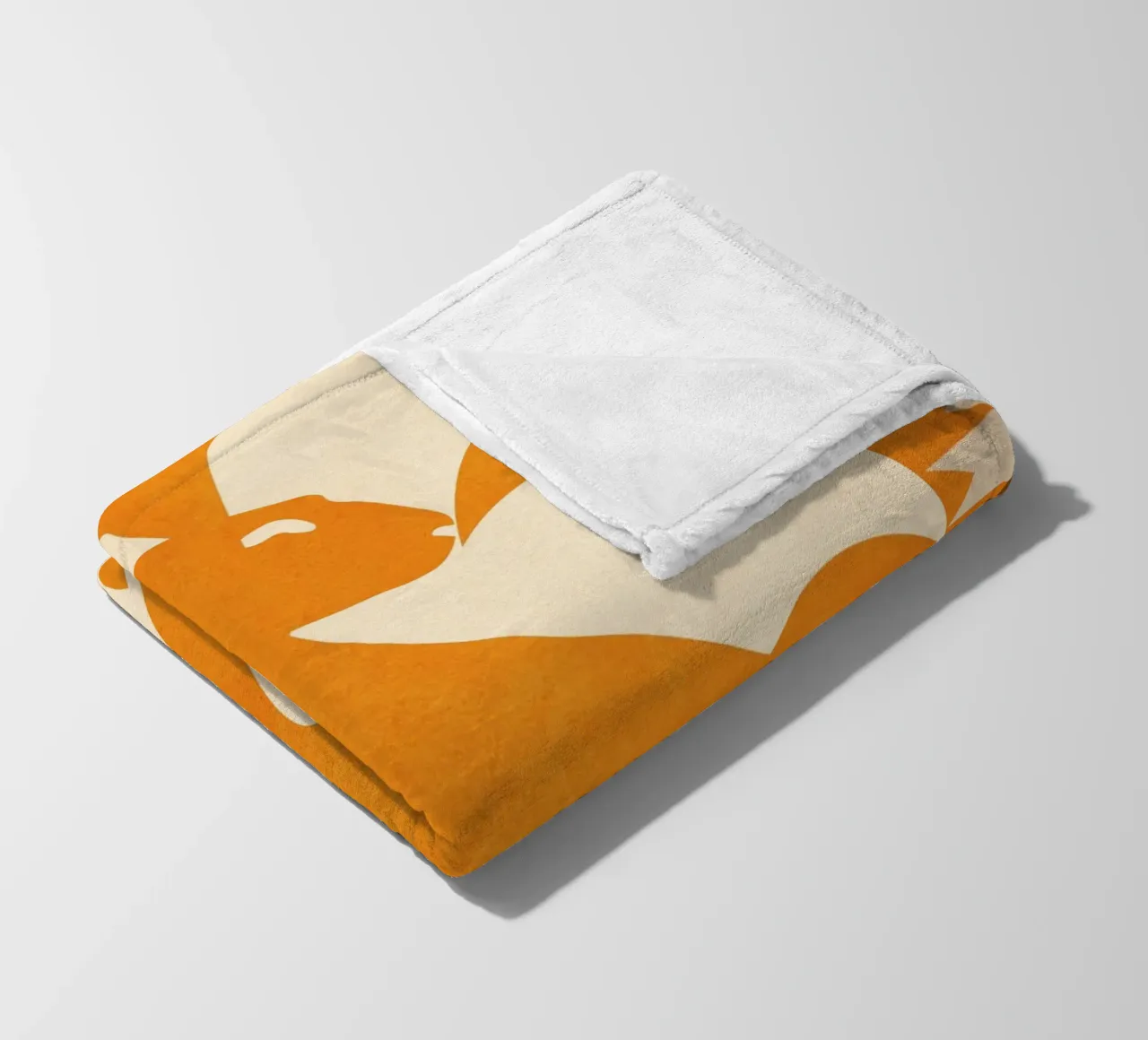 Coniglio minimalista 3 coperta in pile da Gaite