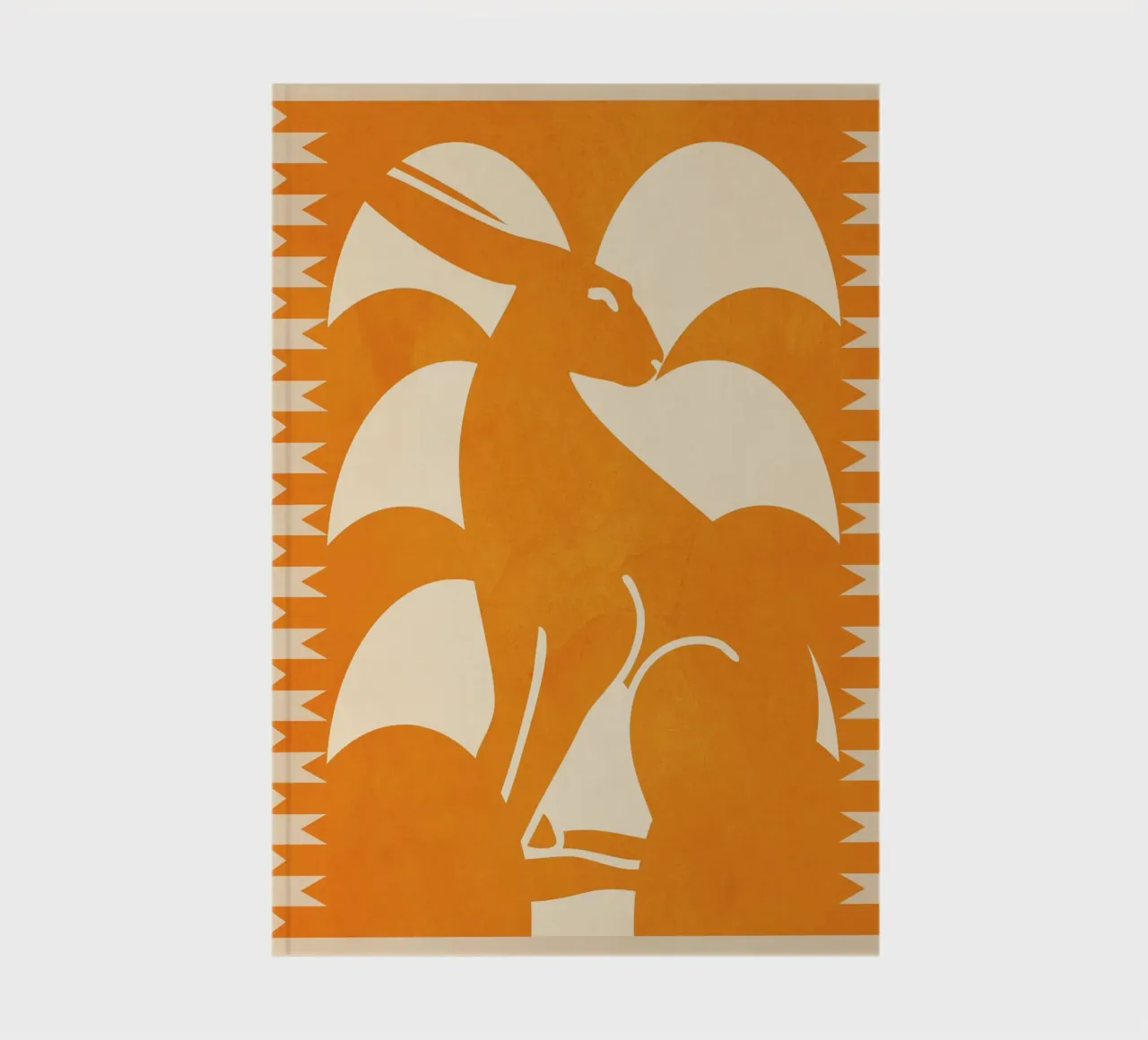 Minimalist Rabbit 3 notebook by Gaite