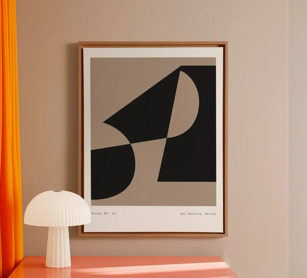 Art Gallery Poster No 01 tela con Cornice a cassetta da treechild