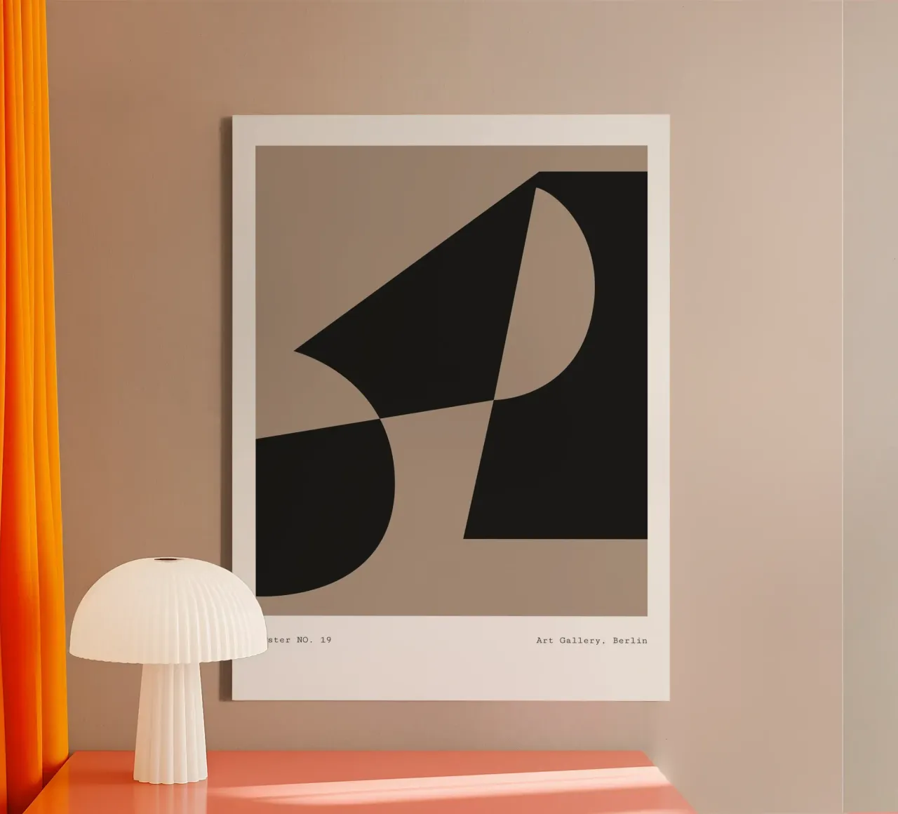 Art Gallery Poster No 01 tela con Cornice a cassetta da treechild