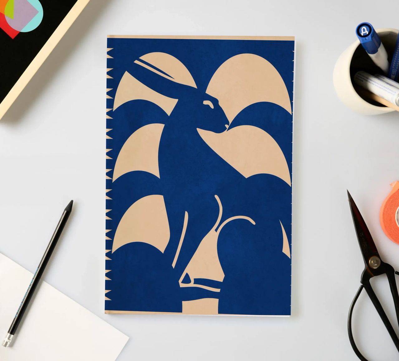 Minimalist Rabbit 6 notebook by Gaite