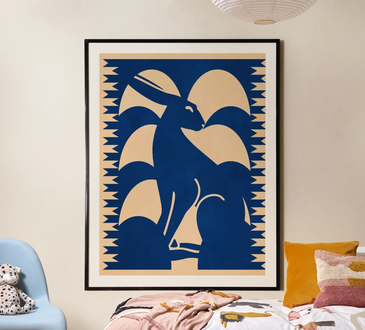 Coniglio minimalista 6 poster da Gaite