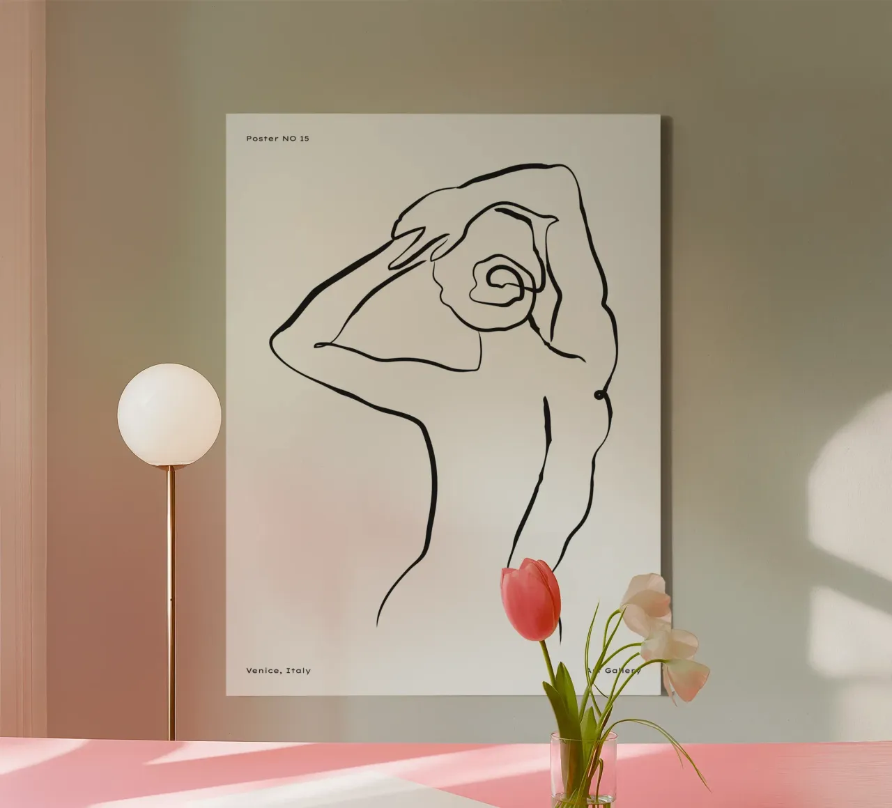 Art Gallery Venice No 01 tela con Cornice a cassetta da treechild