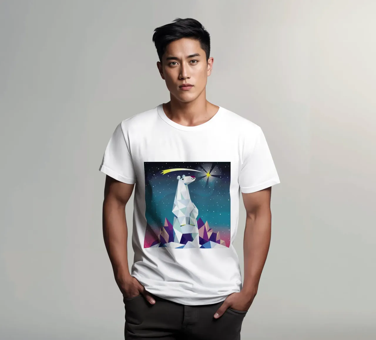 Geo Bear t-shirt da DinoMike