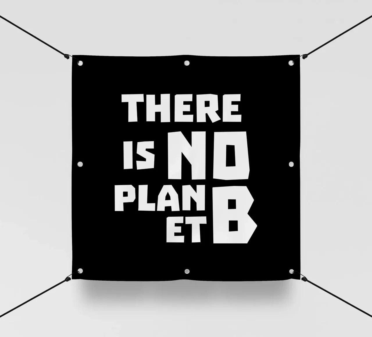 There is no planet b PVC Plane von greencitiesmovement