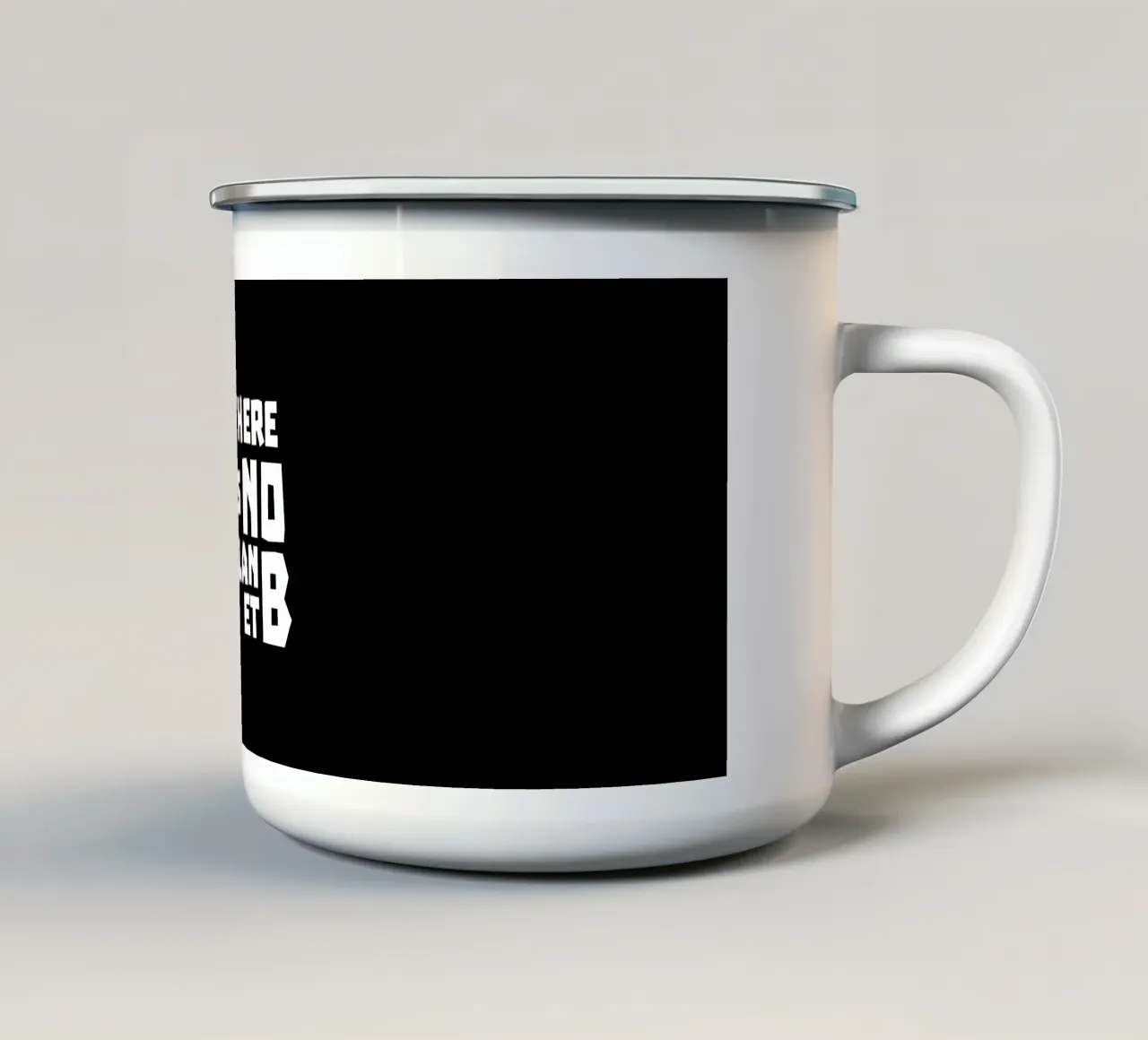 There is no planet b Emaille Tasse von greencitiesmovement