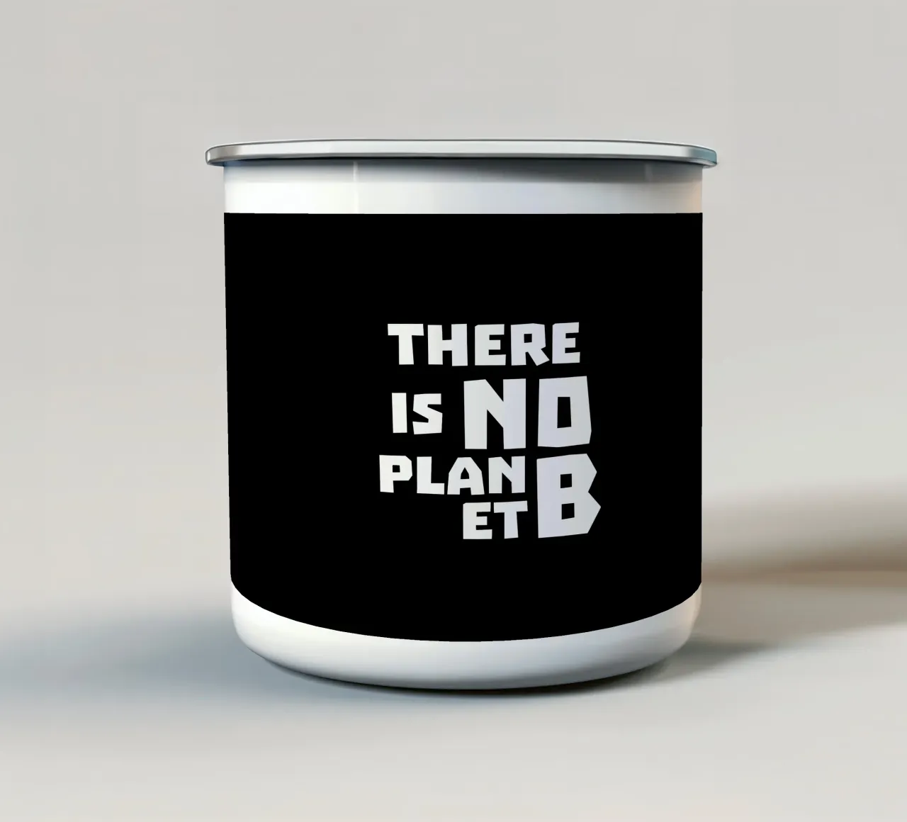 There is no planet b tazza in smalto da greencitiesmovement