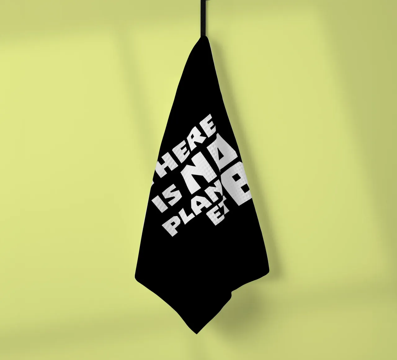 There is no planet b paño de cocina de greencitiesmovement