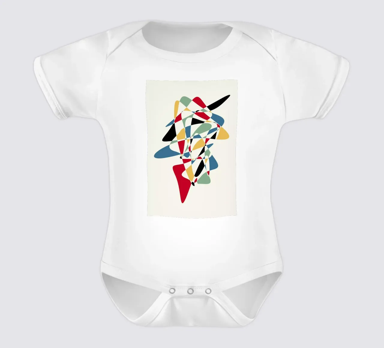 Abstract body neonato maniche corte da The Poster Kid
