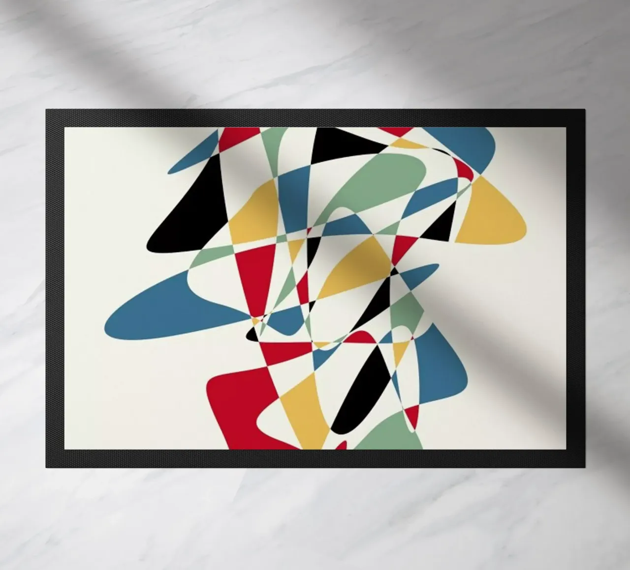 Abstract doormat by The Poster Kid