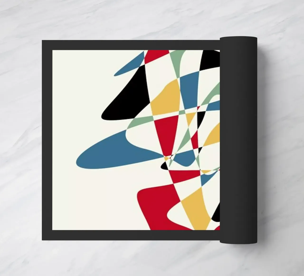 Abstract doormat by The Poster Kid