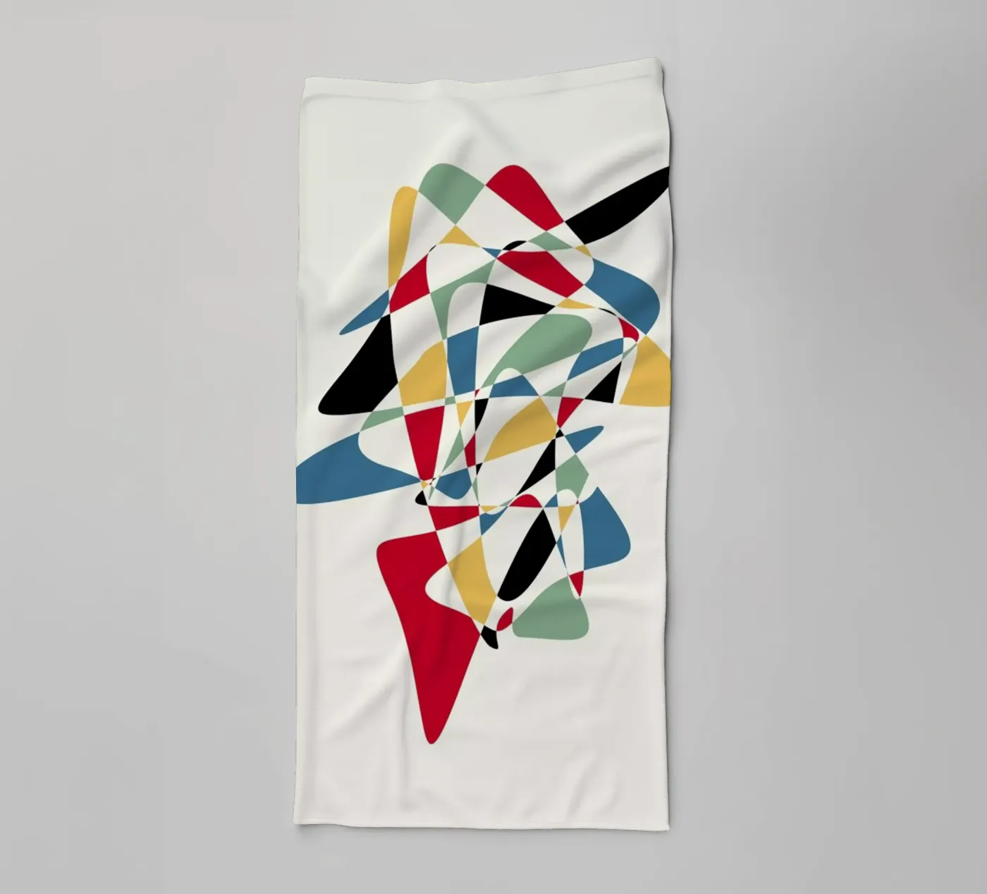 Abstract badhanddoek van The Poster Kid