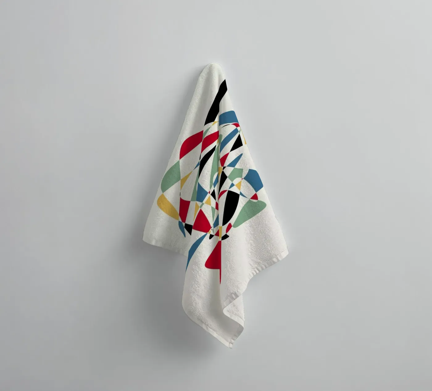Abstract badhanddoek van The Poster Kid