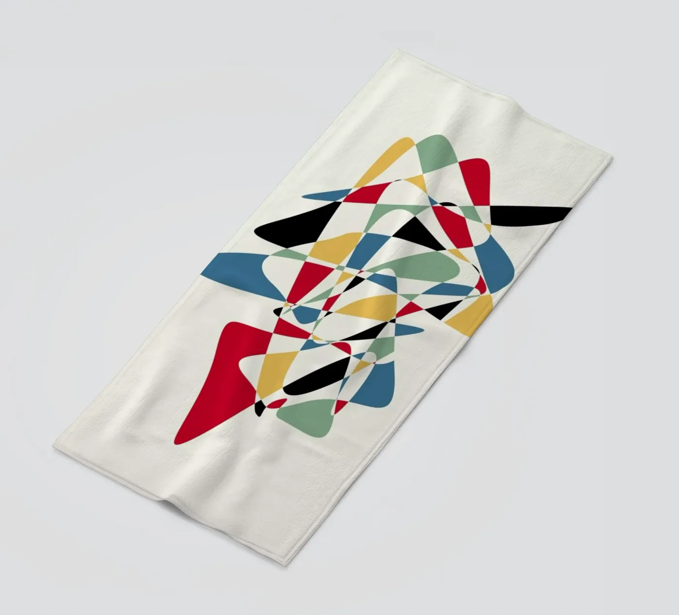 Abstract strandhanddoek van The Poster Kid