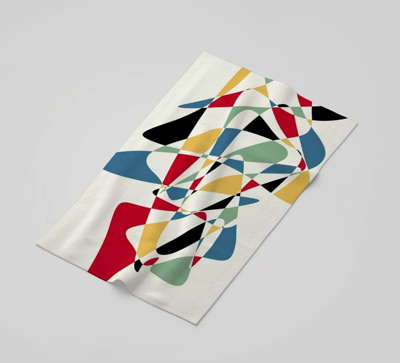Abstract strandhanddoek van The Poster Kid