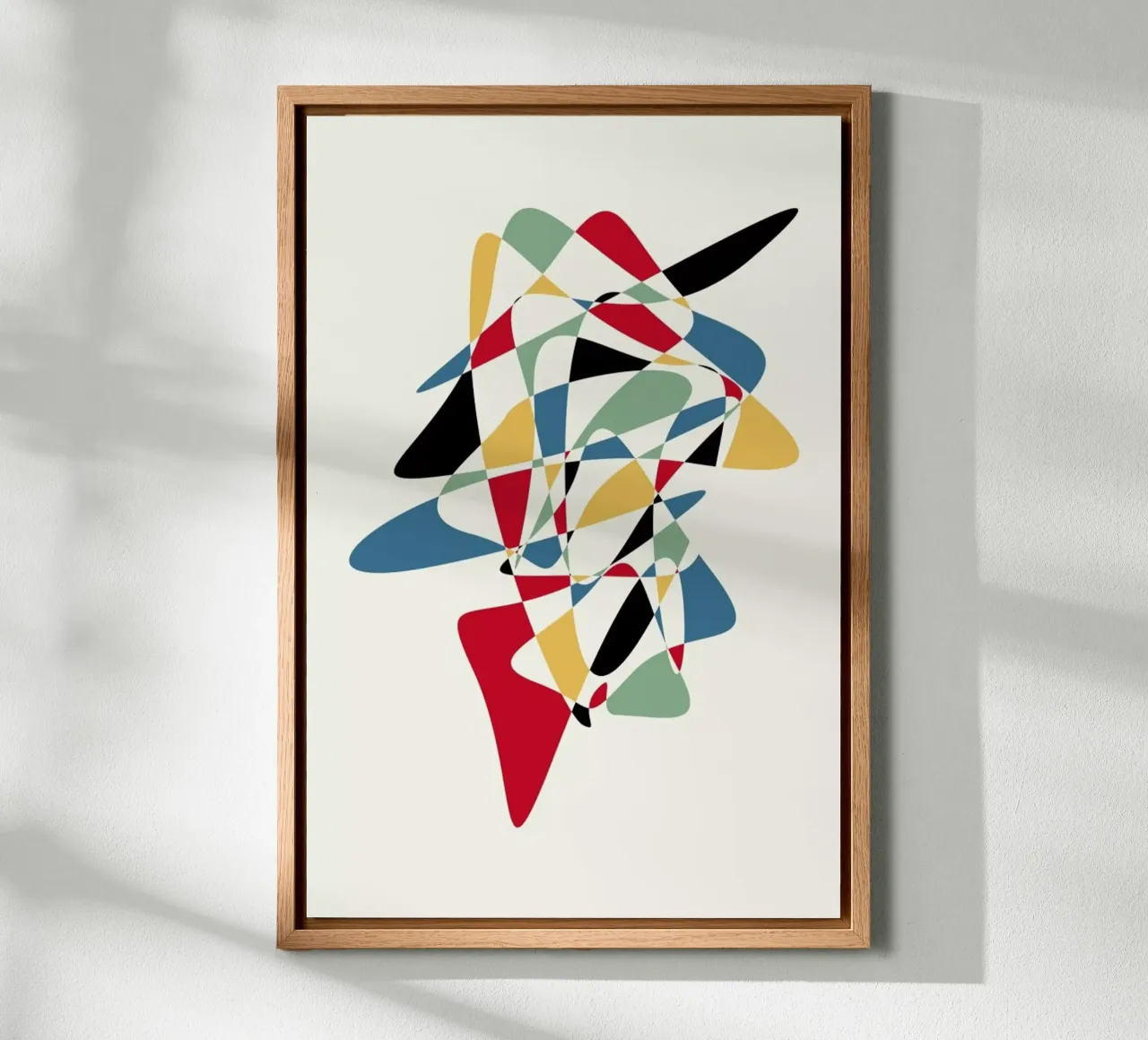 Abstract tela con Cornice a cassetta da The Poster Kid
