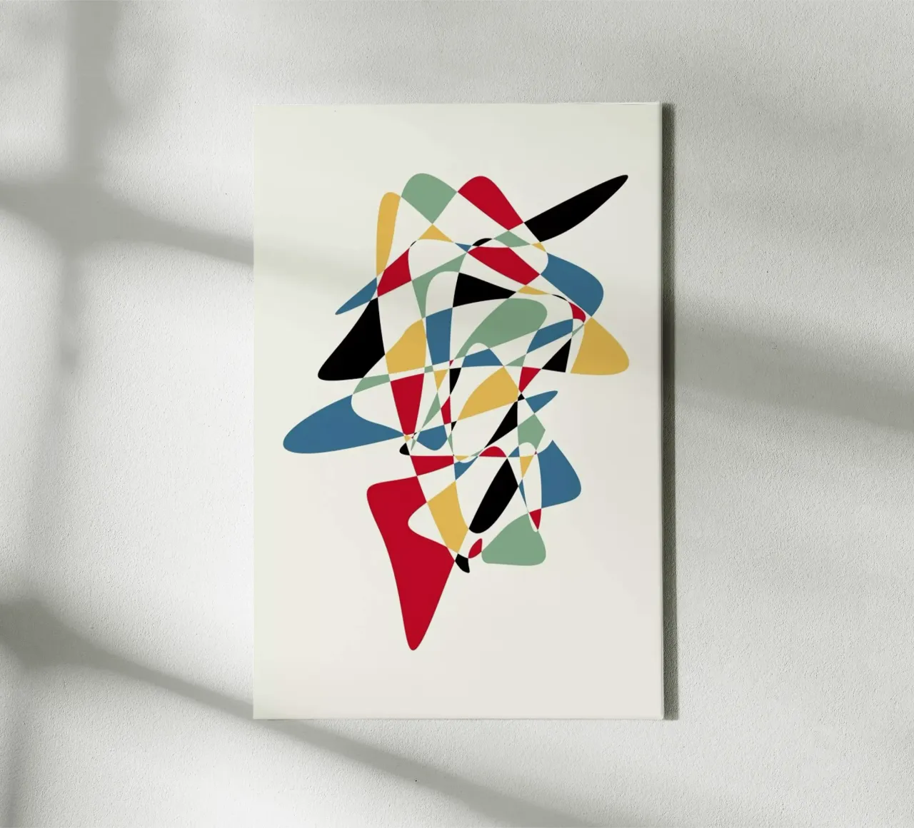 Abstract tela con Cornice a cassetta da The Poster Kid