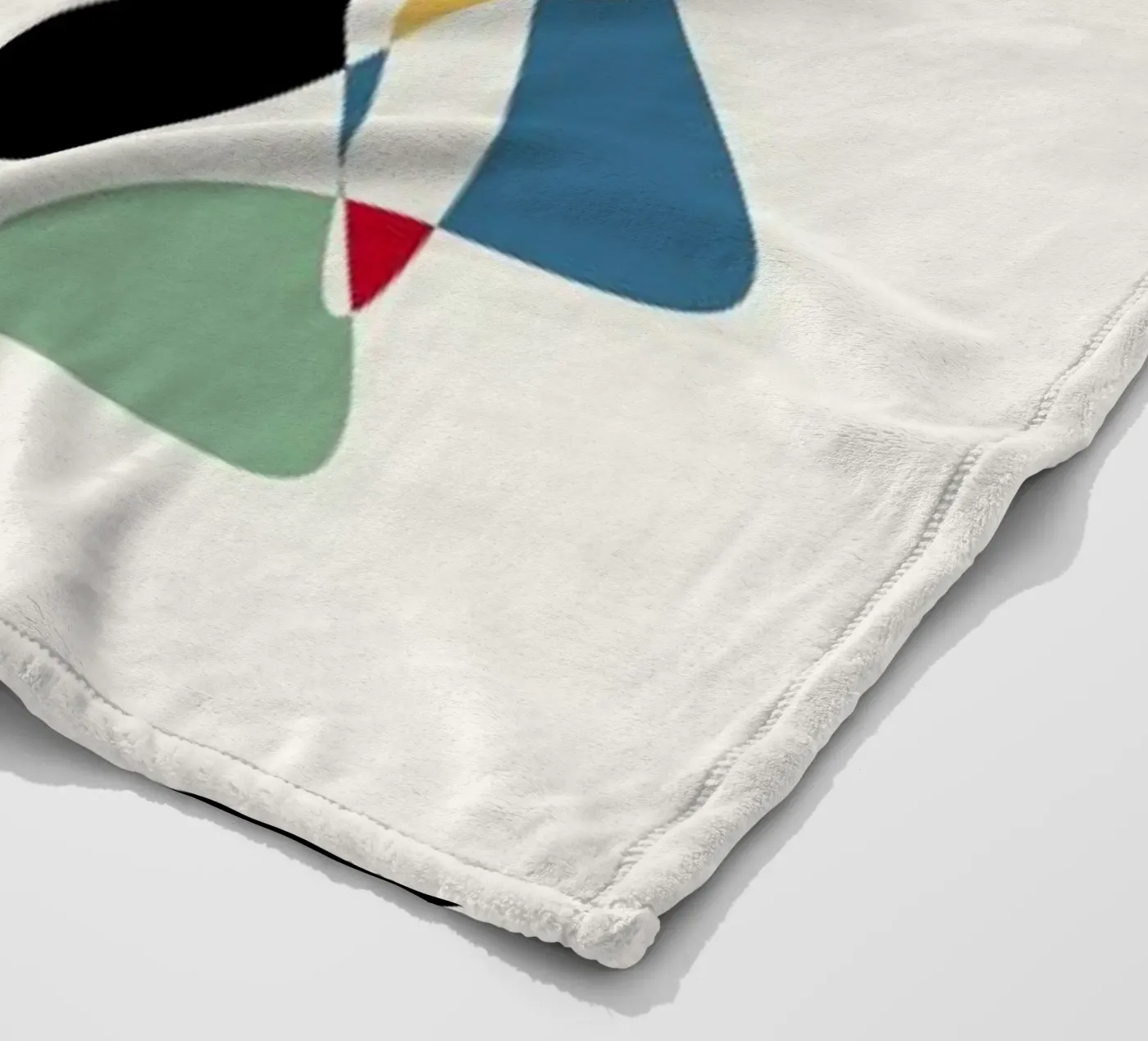 Abstract fleece blanket by The Poster Kid