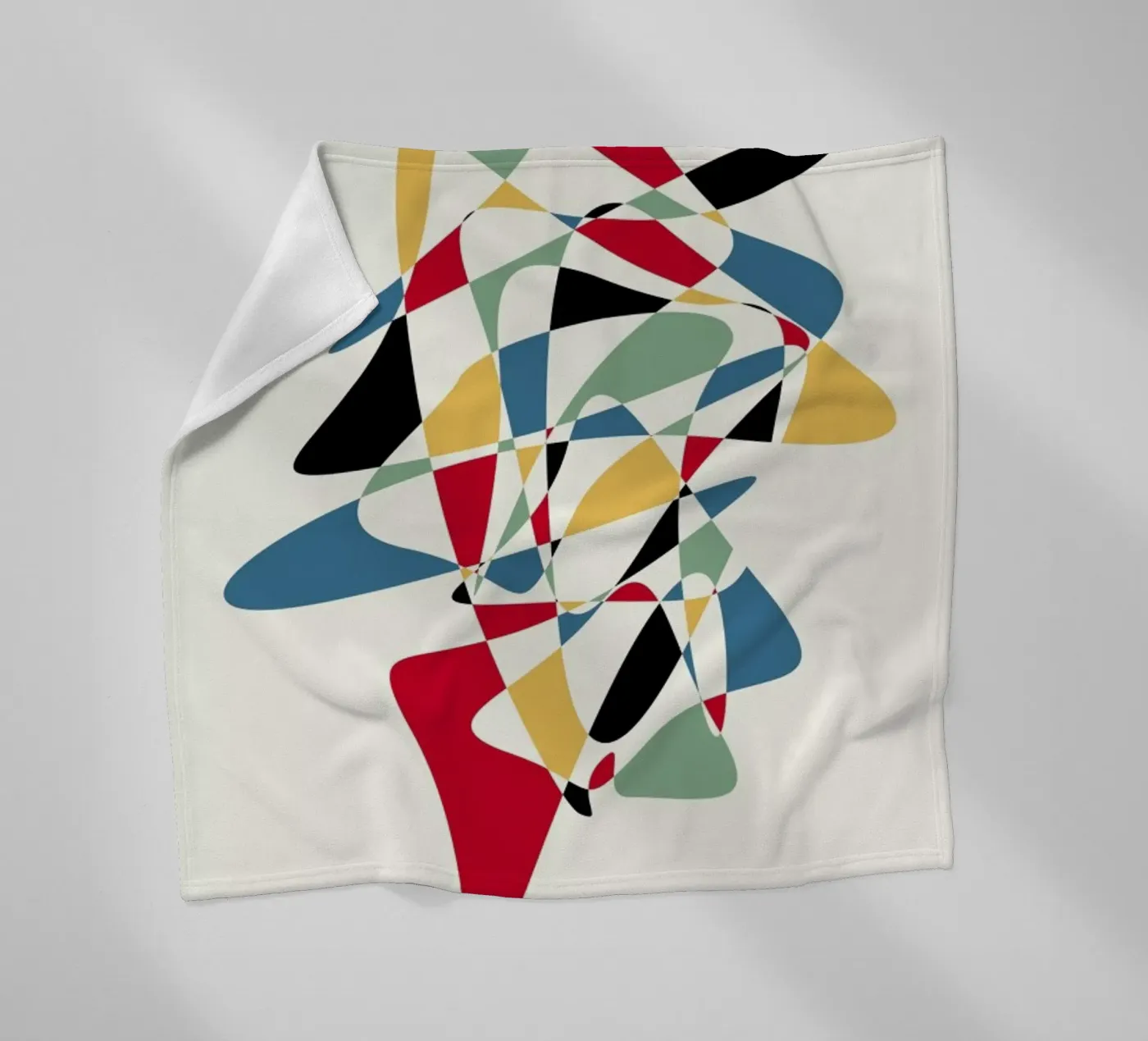 Abstract fleece blanket by The Poster Kid
