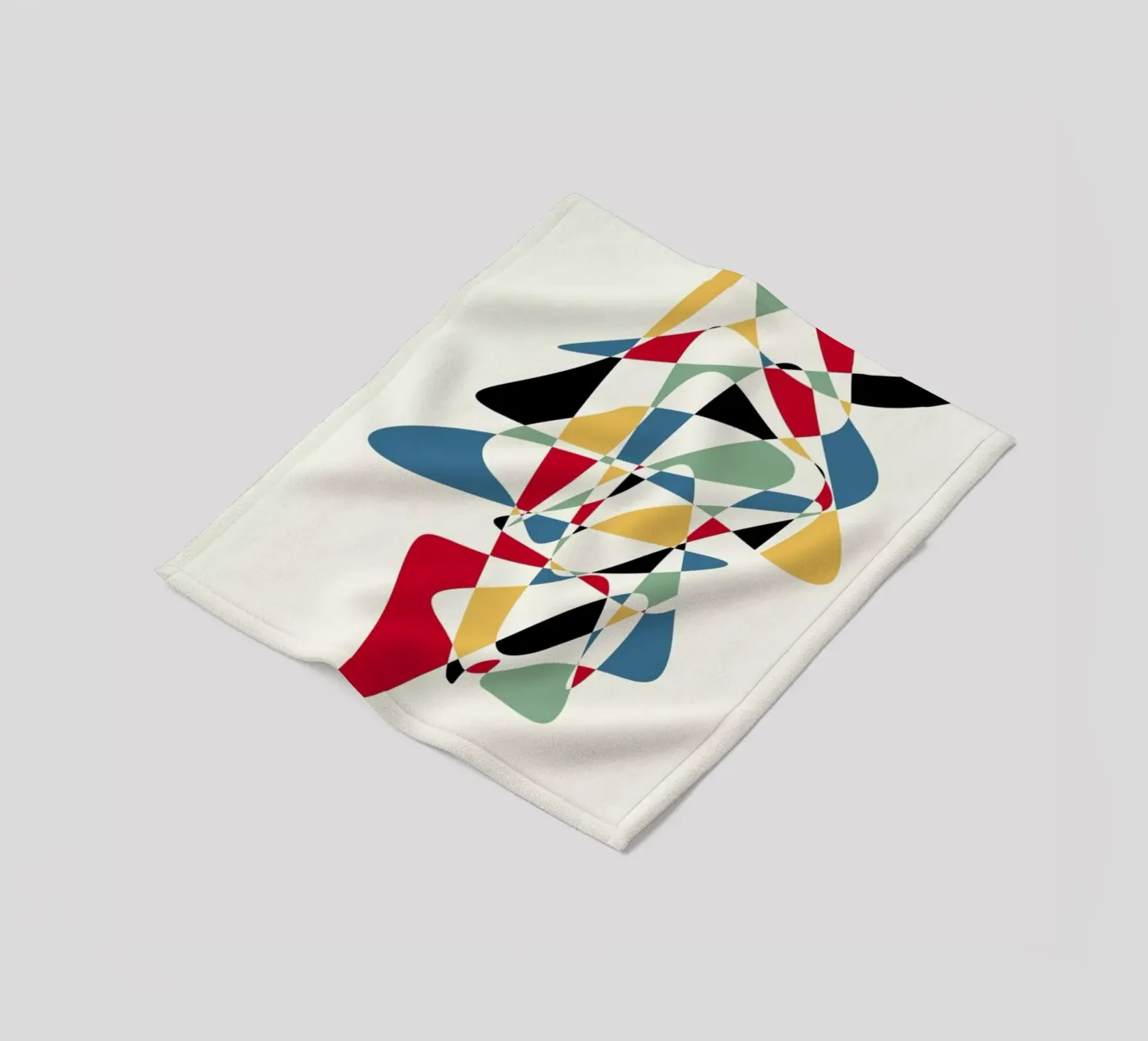 Abstract fleece blanket by The Poster Kid