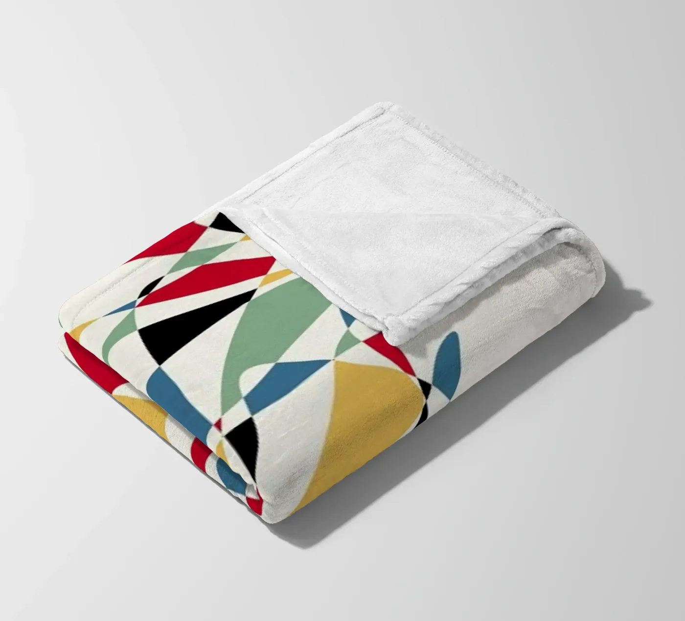 Abstract fleece blanket by The Poster Kid