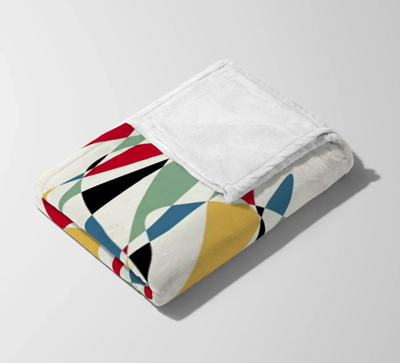 Abstract fleece blanket by The Poster Kid