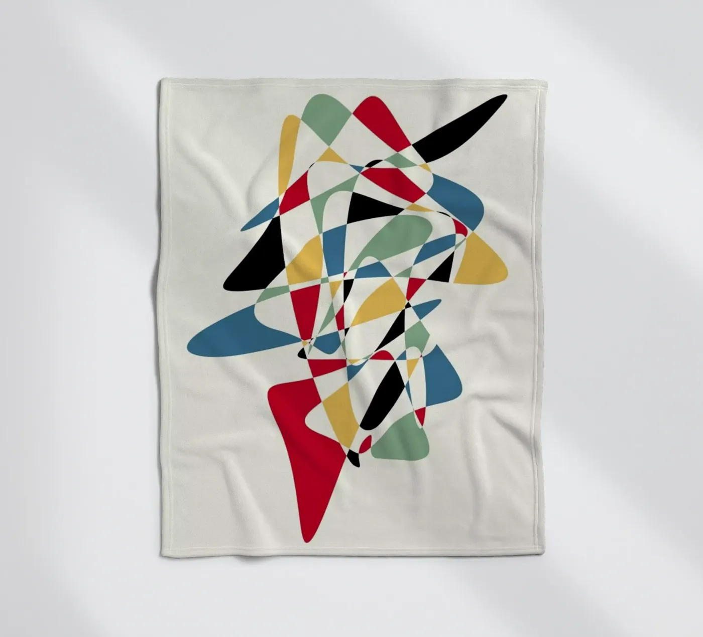 Abstract fleece blanket by The Poster Kid