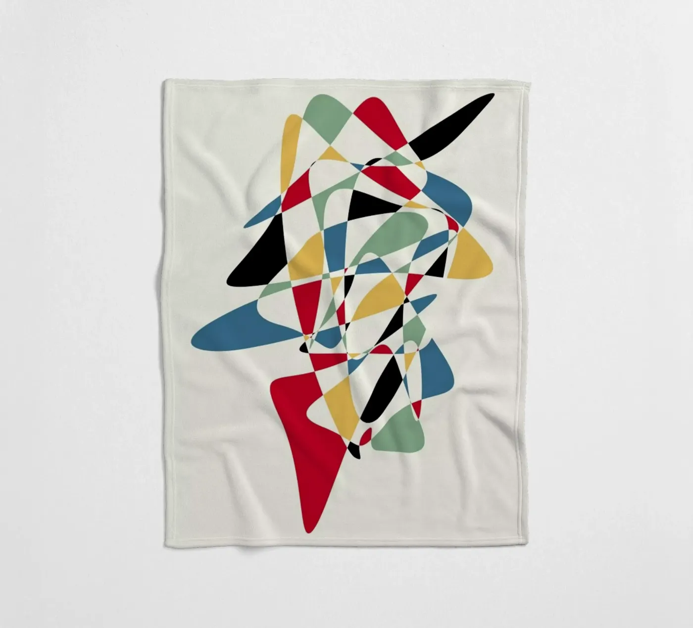 Abstract fleece blanket by The Poster Kid
