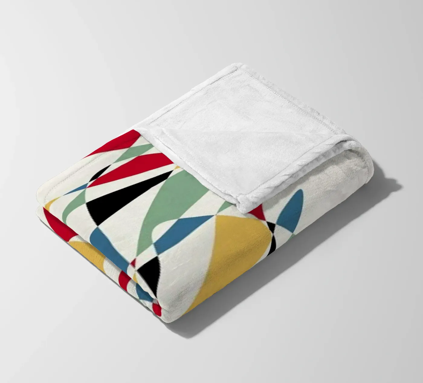 Abstract fleece blanket by The Poster Kid