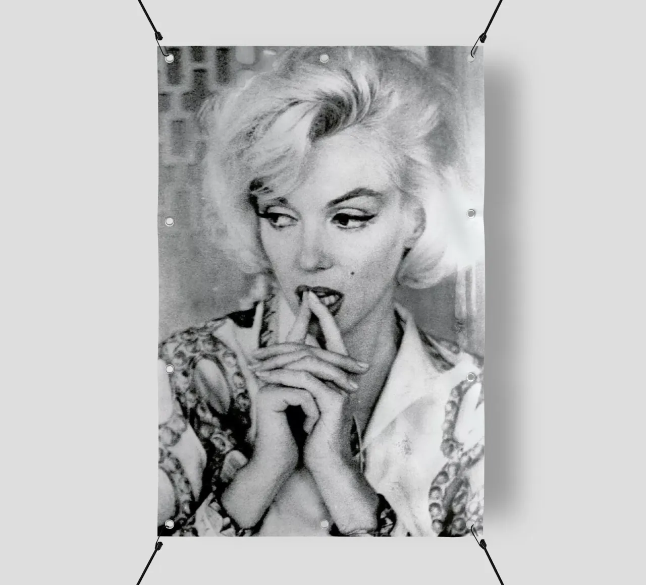 Marilyn Monroe wearing a blouse telo in pvc da Gallery Print and Art Limited