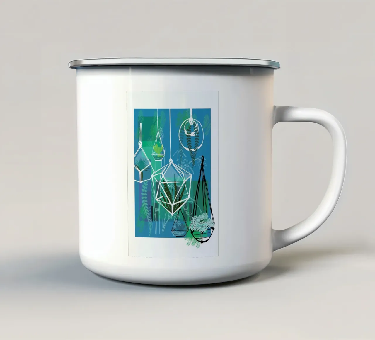 House of Plants tazza in smalto da Rocket68