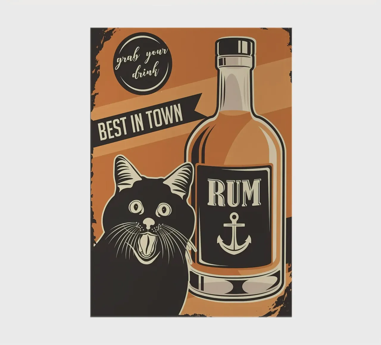 Cat Rum meme carnet de notes de Monique A Hooper