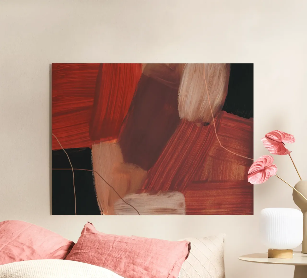 Abstract Brush Strokes 212 plexiglass da Mareike Böhmer