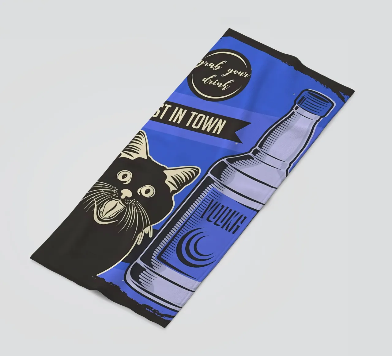 Meme della vodka per gatti telo mare da Monique A Hooper