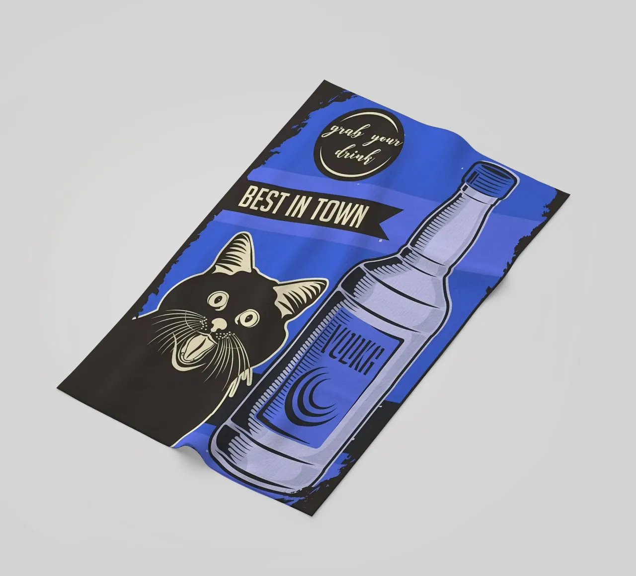 Meme della vodka per gatti telo mare da Monique A Hooper