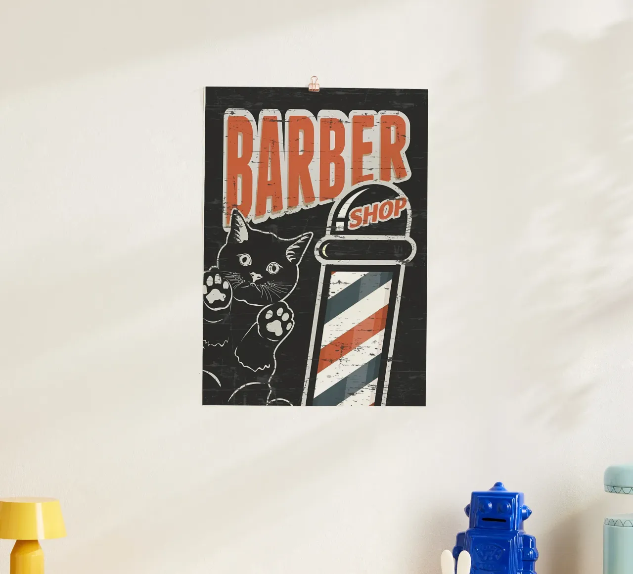Barber Shop Black hahnemühle by Monique A Hooper