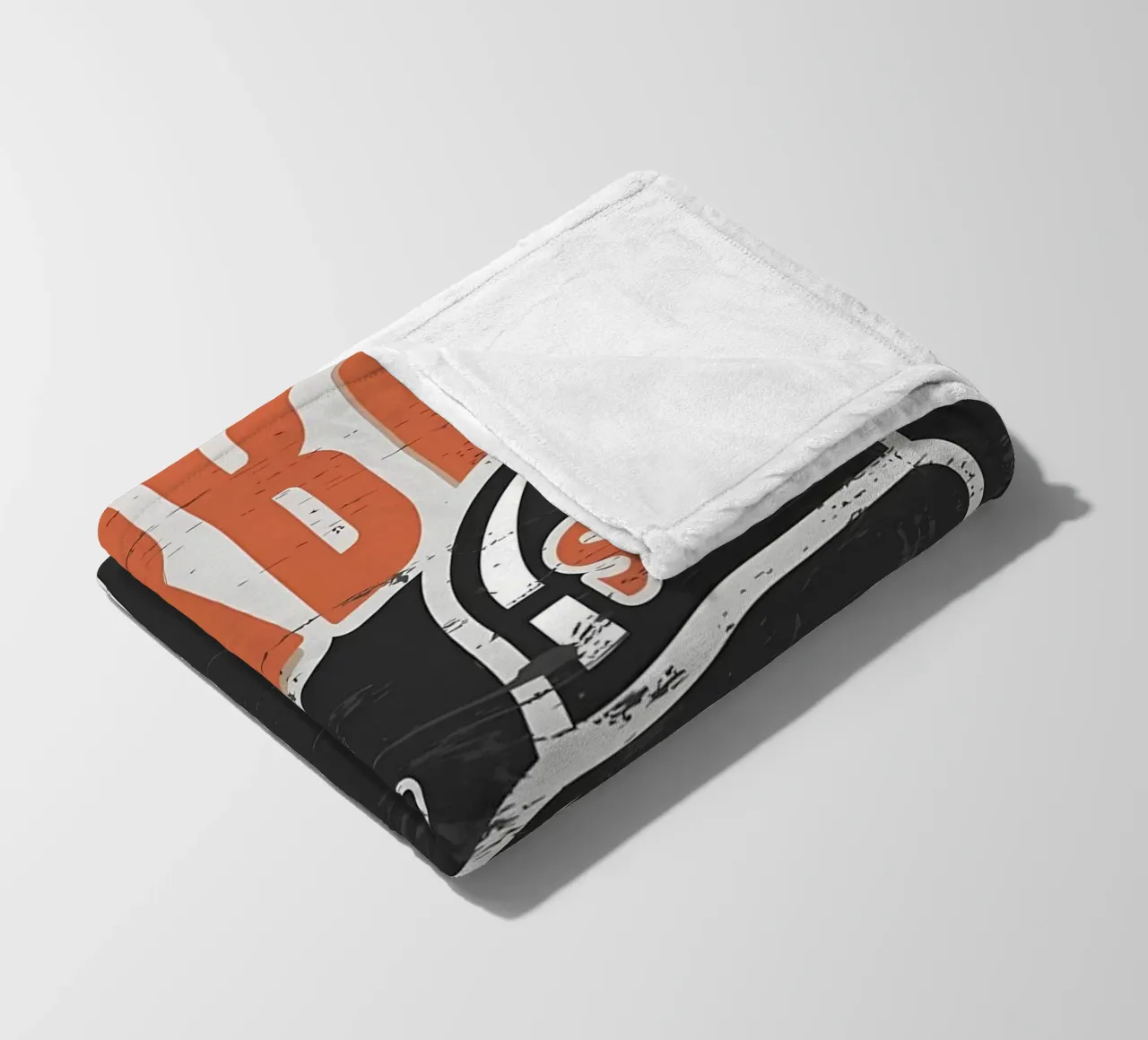 Barber Shop Black fleece blanket by Monique A Hooper