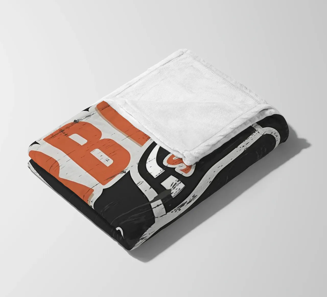 Barber Shop Black fleece blanket by Monique A Hooper