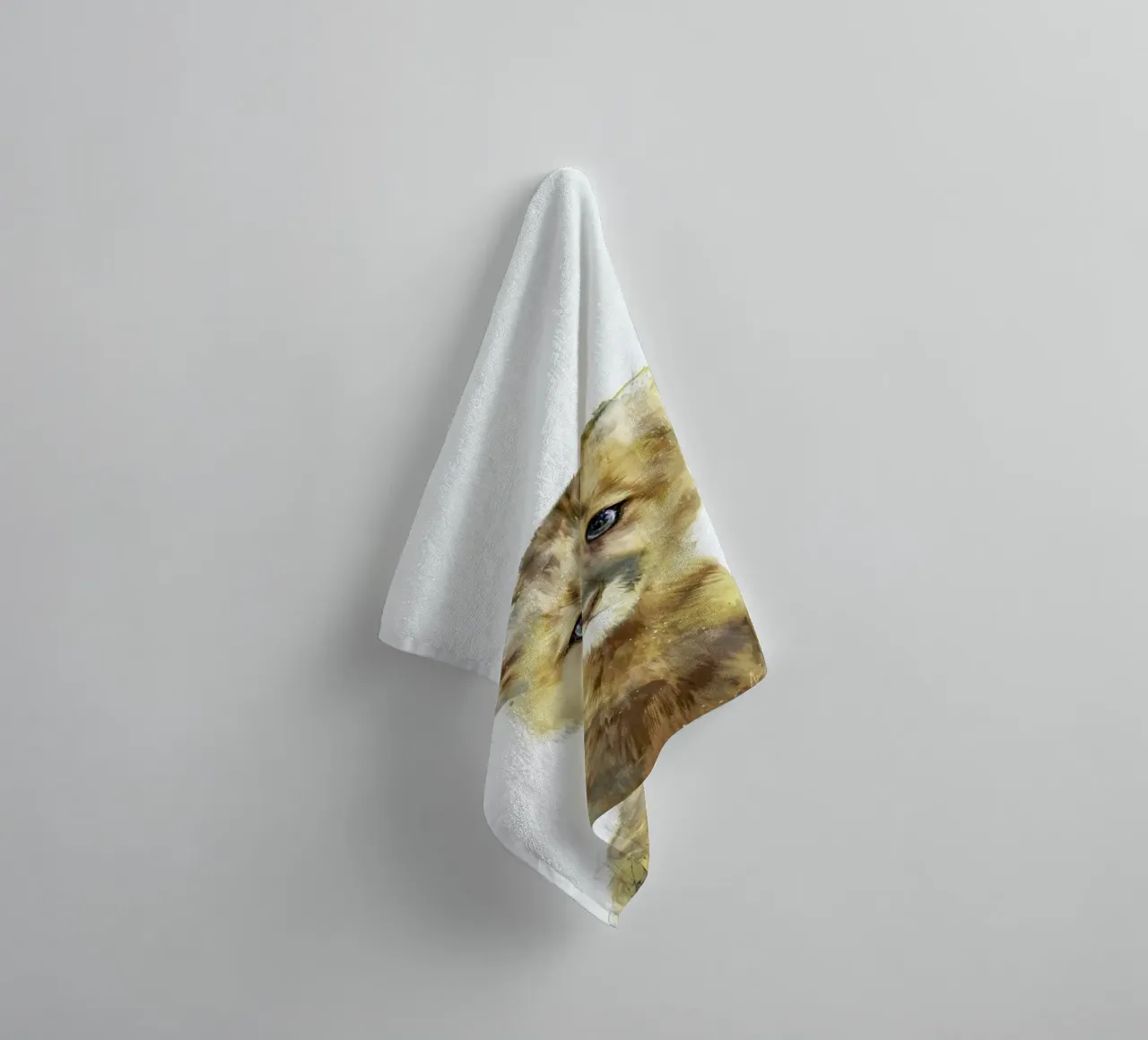 Little Mountain Lion asciugamano da bagno da Amy Hamilton