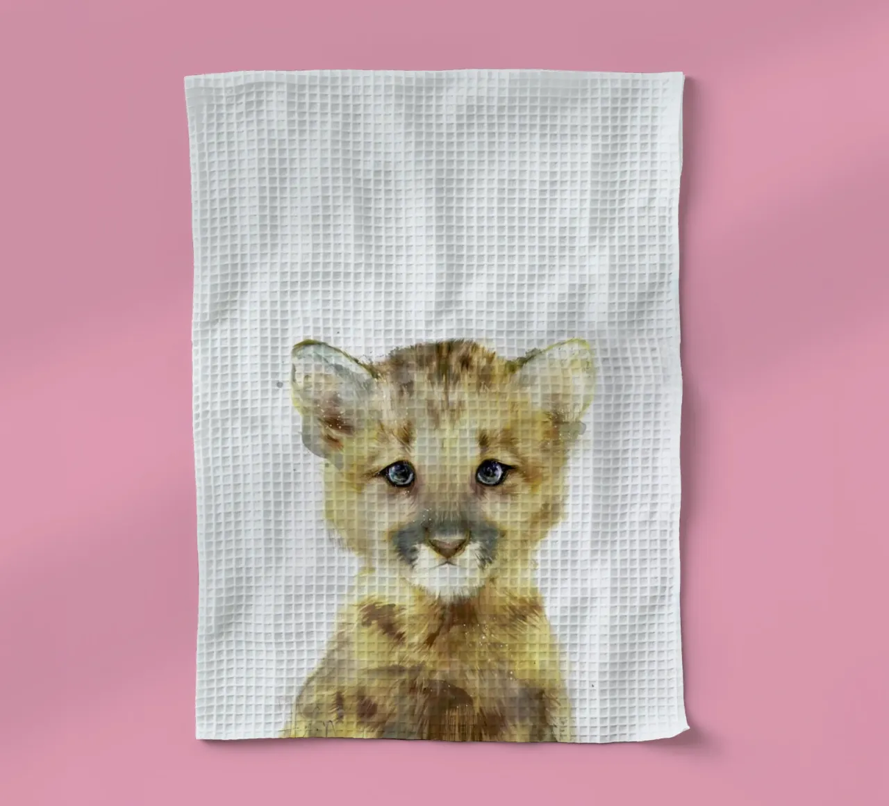 Little Mountain Lion canovaccio da cucina da Amy Hamilton