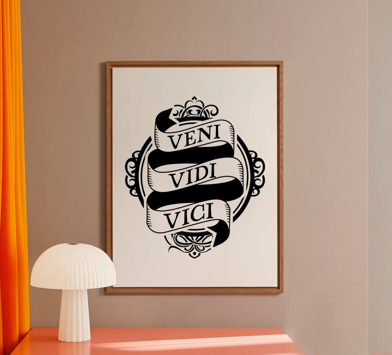 Veni Vidi Vici - Ich kam, ich sah, ich siegte alu-dibond by pixelbull - medieval art and more