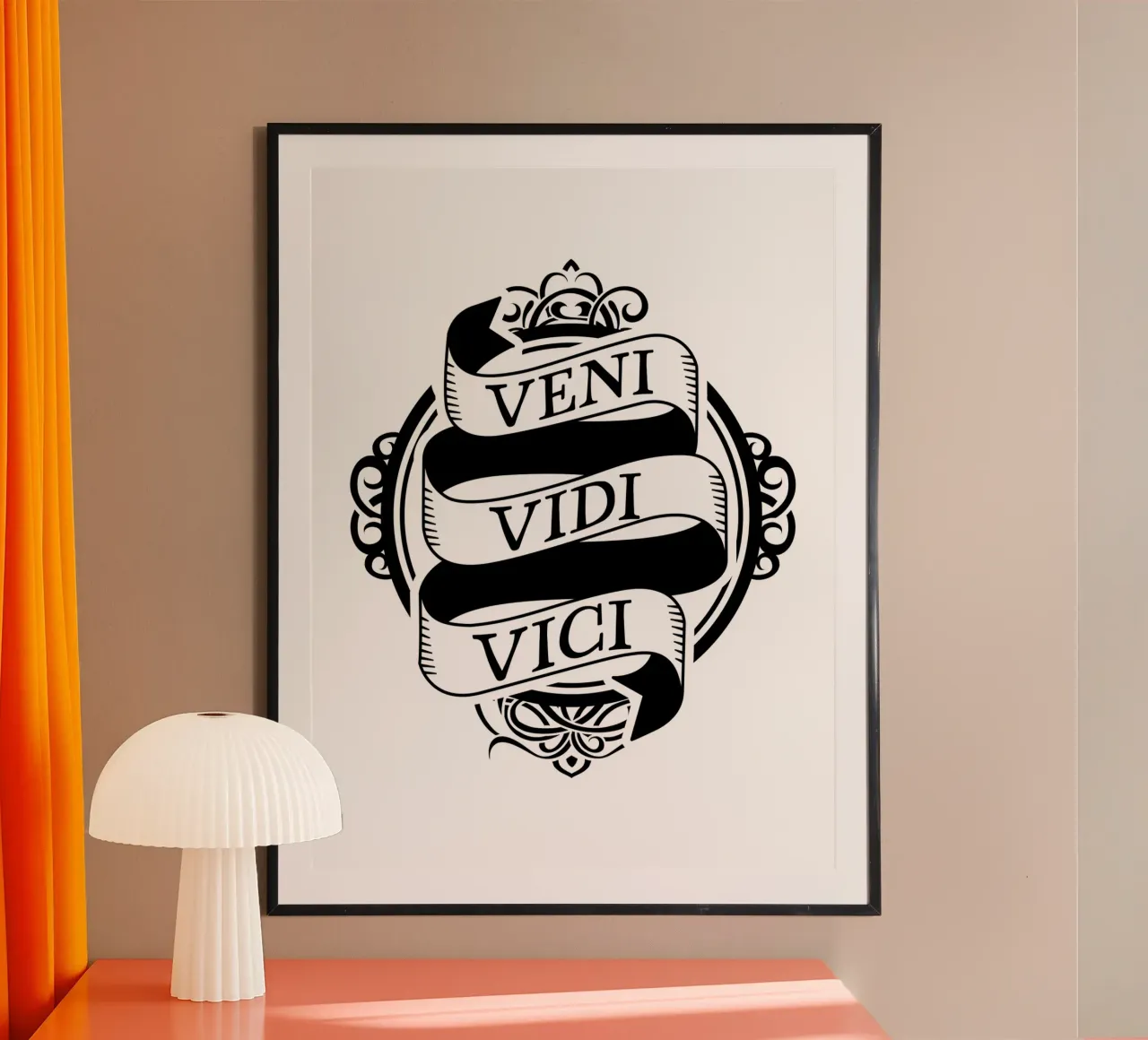 Veni Vidi Vici - Ich kam, ich sah, ich siegte hahnemühle by pixelbull - medieval art and more