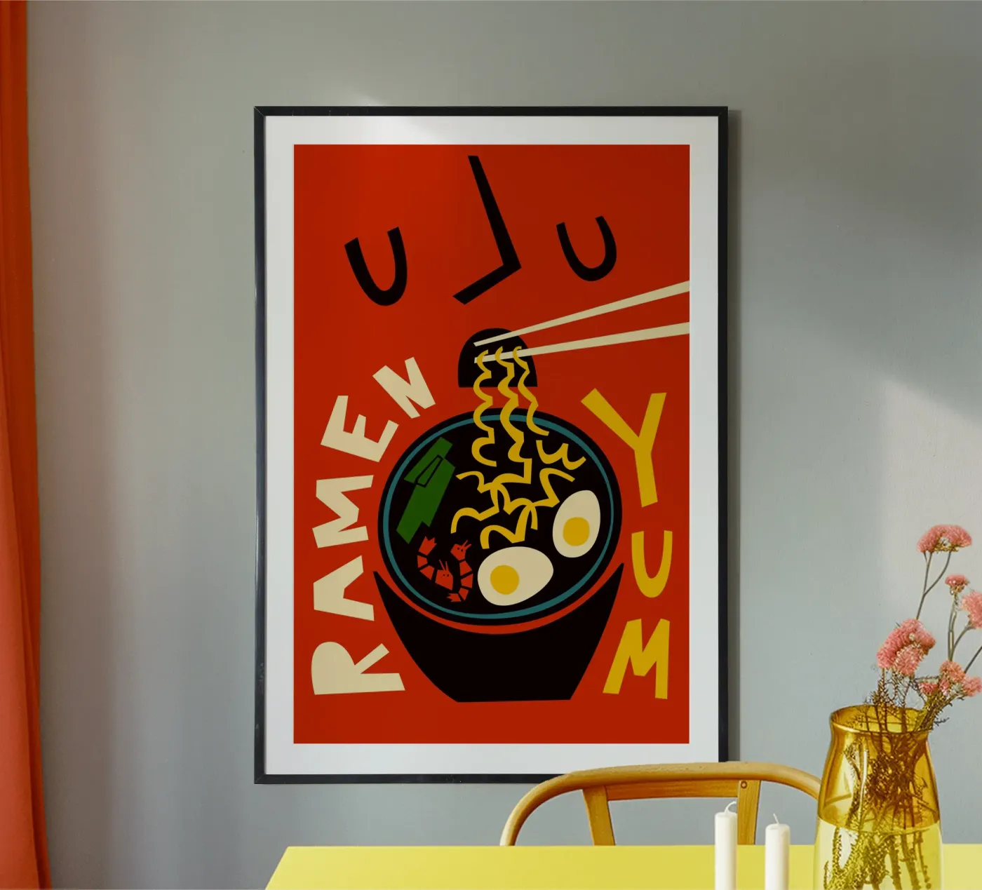 Yum Ramen poster da Fox & Velvet