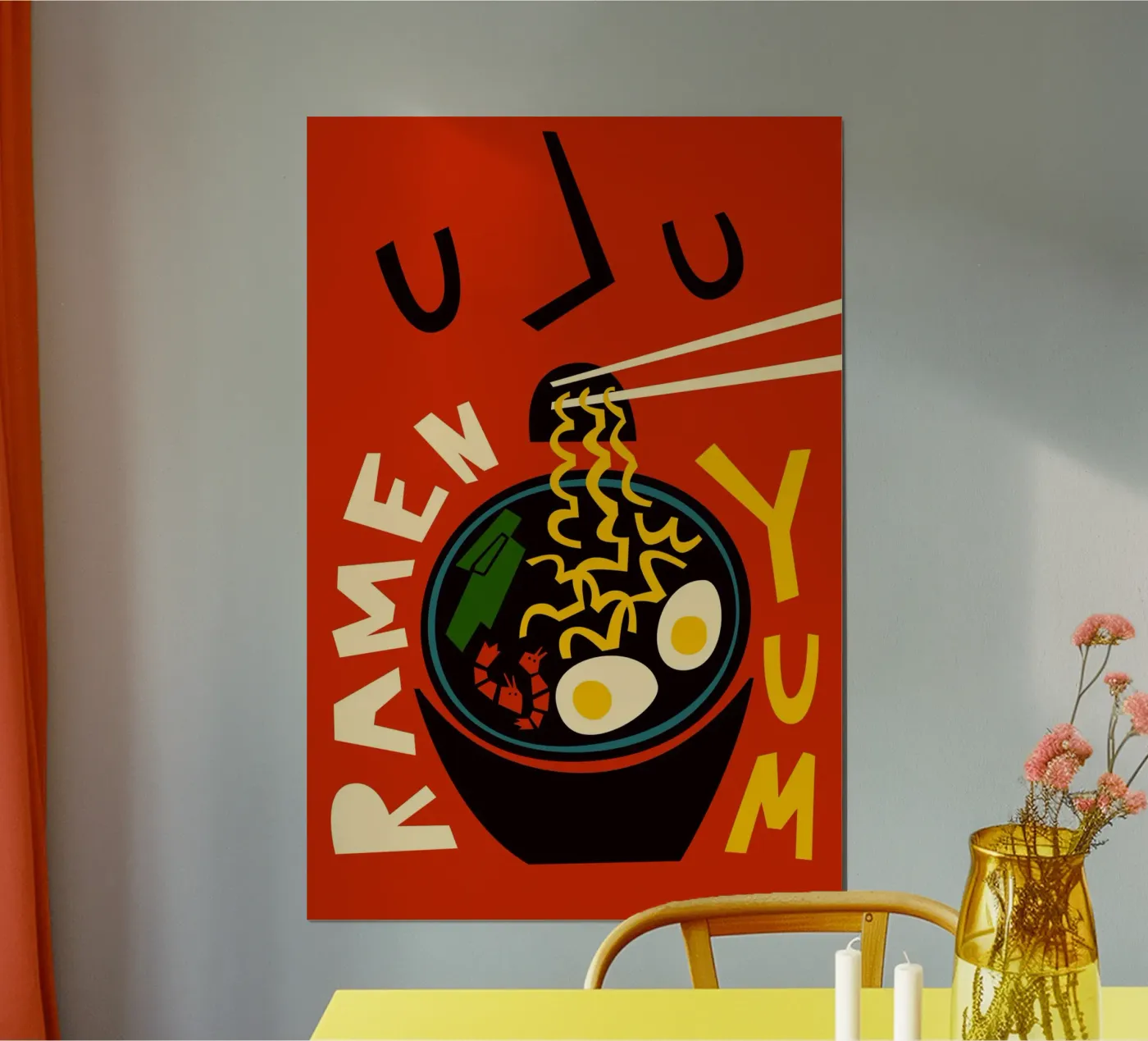 Yum Ramen poster da Fox & Velvet